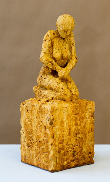 Skulptur Tod des Philosophen von Andreas Prucker
