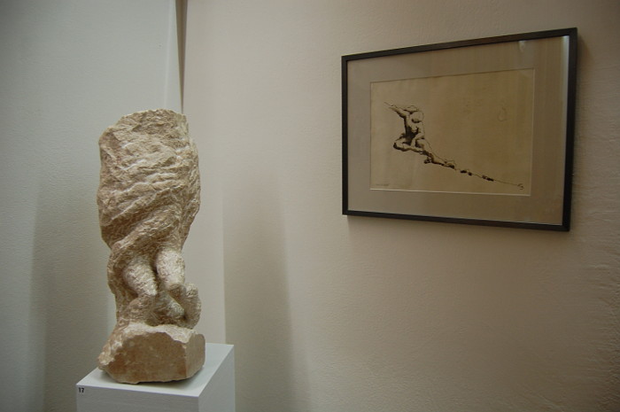 Impression Vernissage / Ausstellung steinwärts - Waldershof 2013