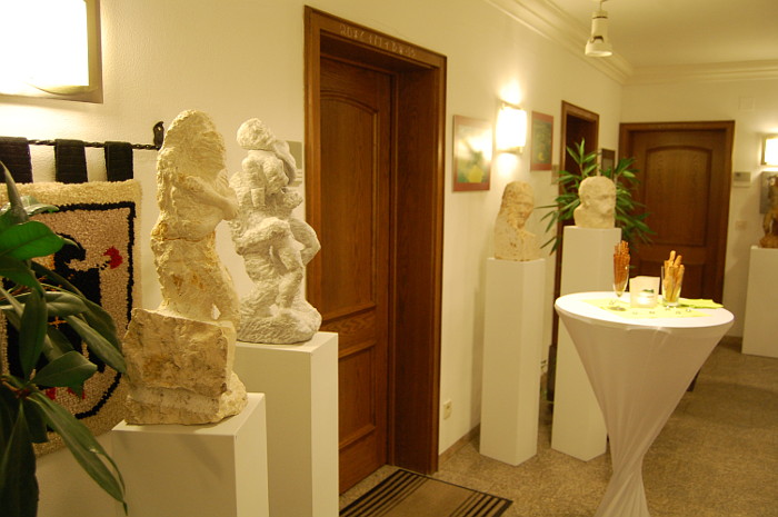 Impression Vernissage / Ausstellung steinwärts - Waldershof 2013