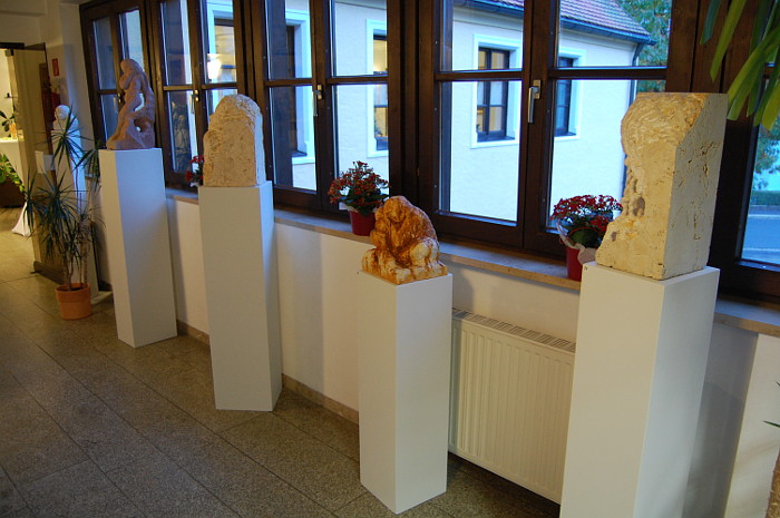 Impression Vernissage / Ausstellung steinwärts - Waldershof 2013