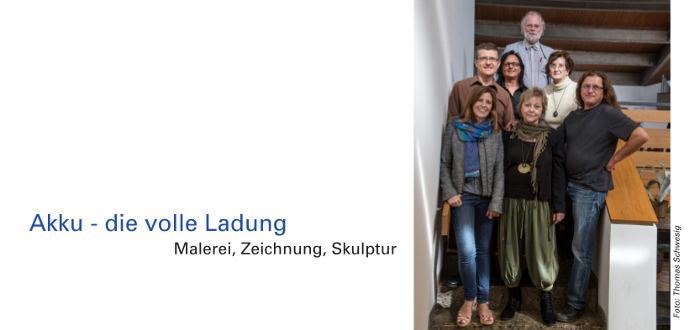 Einladung zur Ausstellung Akku - die volle Ladung 